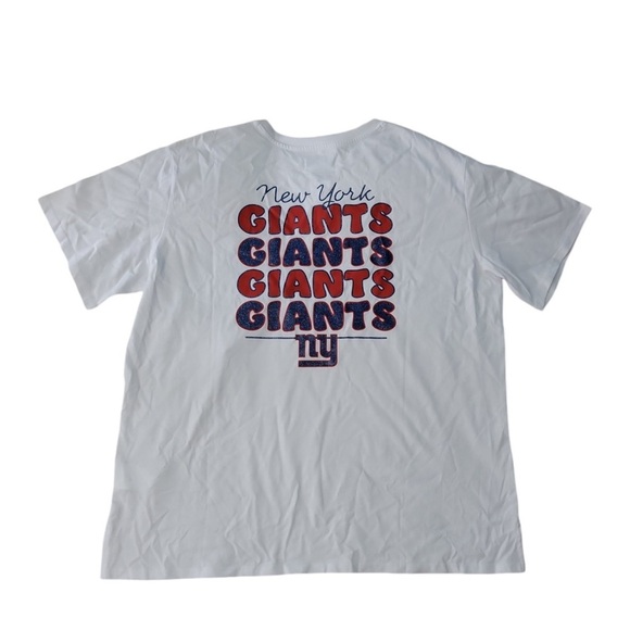 NFL Tops - D20.17 NWT NFL Team Women's Pocket Short Sleeve Graphic T-Shirt XL NY Giants